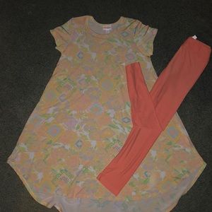 LulaRoe leggings and dress set leggings